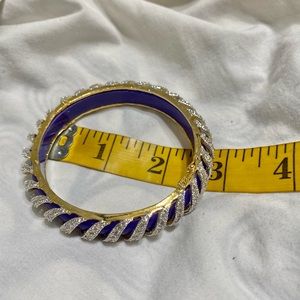 COPY - Beautiful  rhinestone kada with seven (7) changeable bangels (lot)